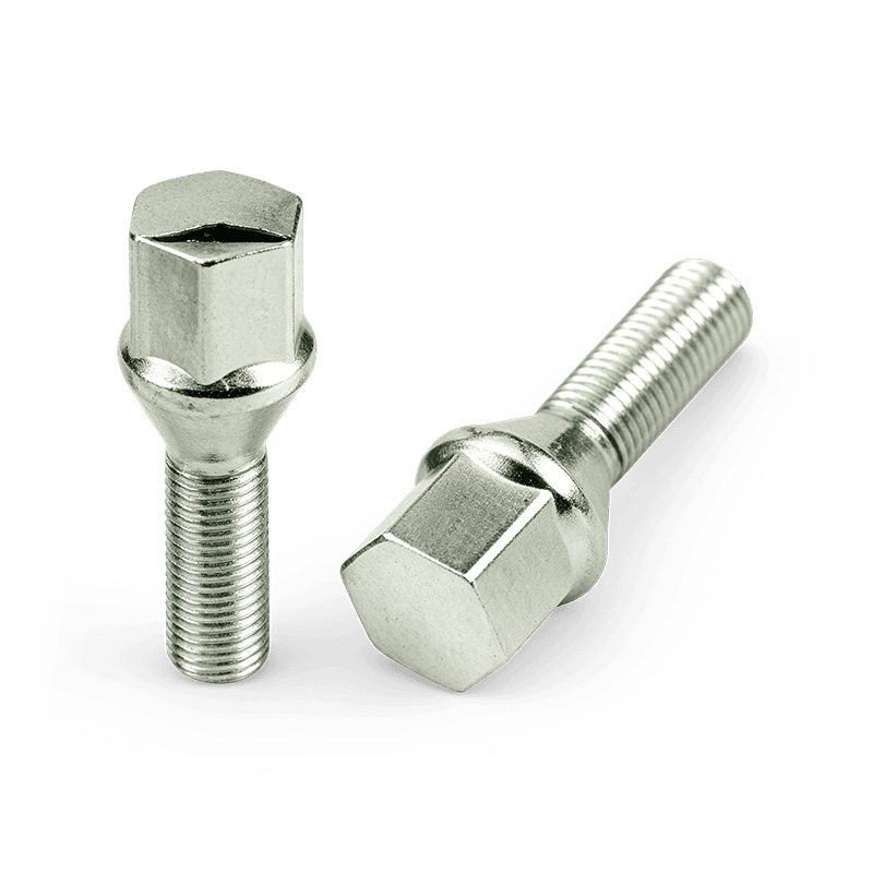 WF-B002 Chrome Plated Cone Seat Automotive Wheel Bolt
