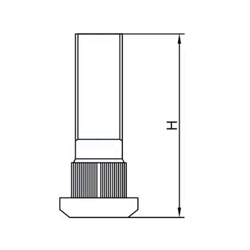 WF-B801 Knurled Press‑in Wheel Hub Stud