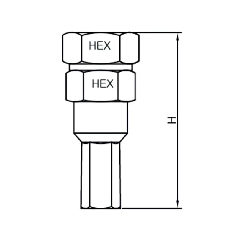 WF-K067-KEY Hardened Steel Inner Hex Tuner Style Lug Nuts