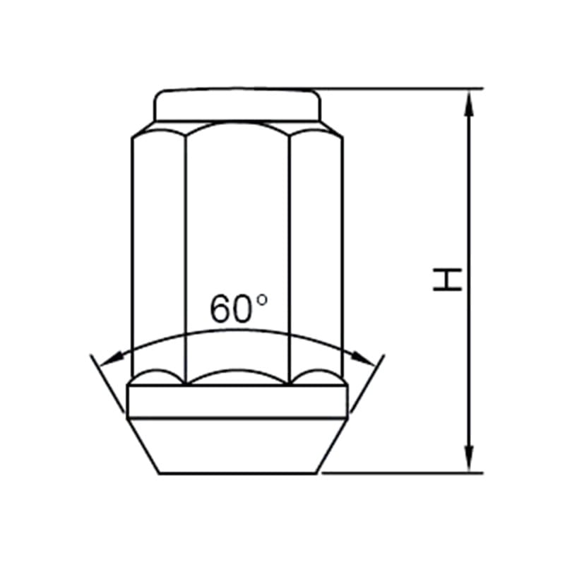 WF-K070 Forged Heptagonal 7‑Sided Wheel Lock Nuts