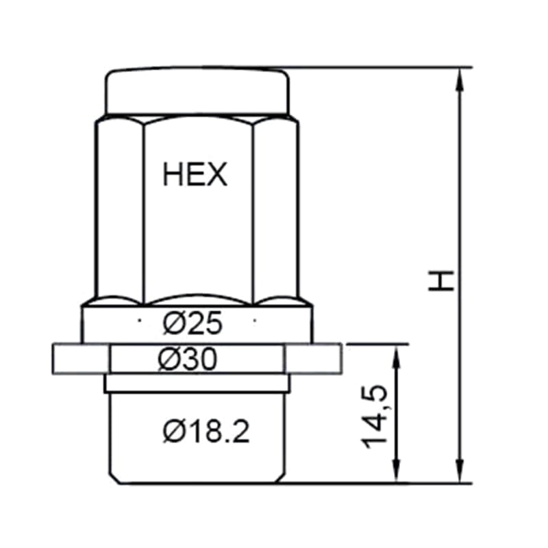 WF-K533D Anti‑Theft Locking Wheel Lug Nut With Floating Washer WF-K533D Anti‑Theft Locking Wheel Lug Nut With Floating Washer