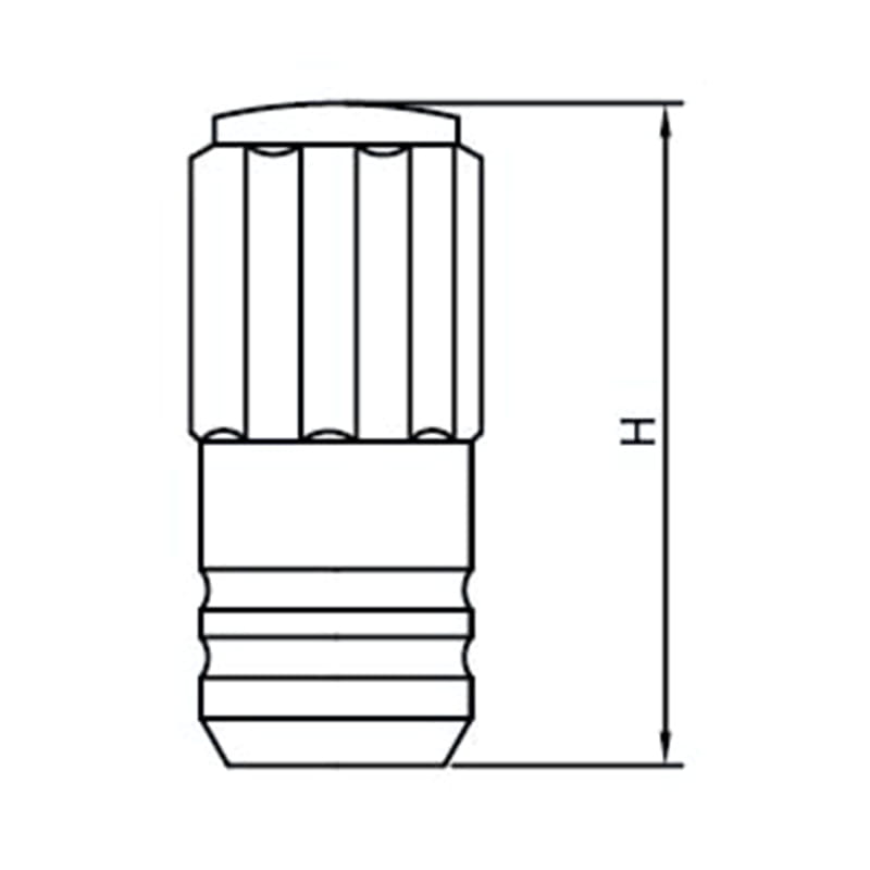 WF- N028B Spline Drive Bulge Acorn Locking Lug Nut WF- N028B Spline Drive Bulge Acorn Locking Lug Nut