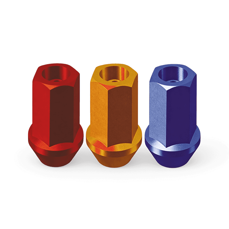 WF-N201 Extended Tapered Aluminum Wheel Lug Nuts